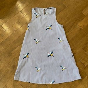 Shein cranes sleeveless dress